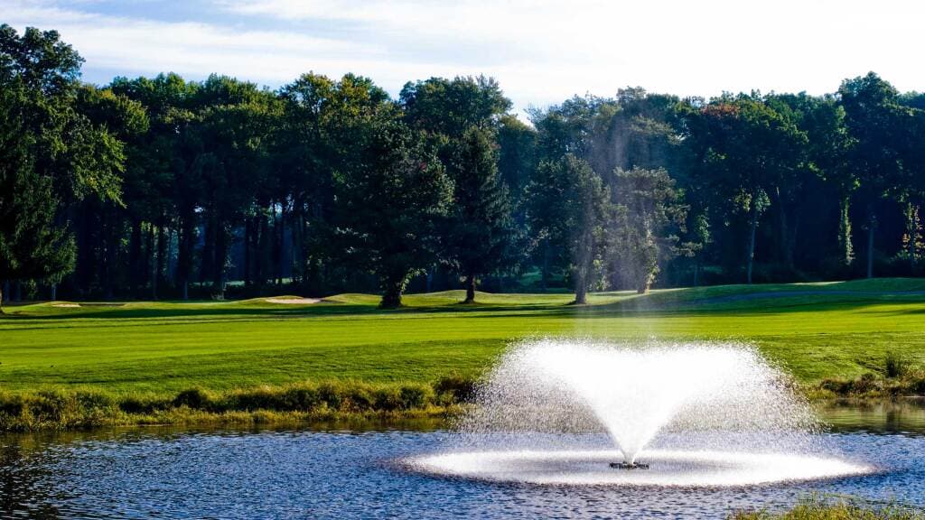 Aerial view of Berkshire Valley Golf Course
